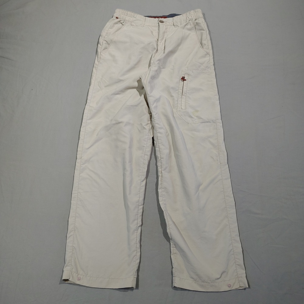 Simms Fishing Pants Mens Small Beige COR3 Nylon Lightweight Outdoor Hiking 26353